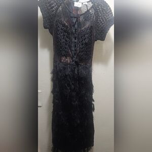 Elegant Black Midi Dress